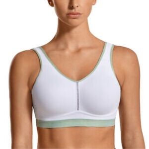 Syrokan Comfort Sports Bra Wireless‎ Thin Cup Medium Support NWT 38DD A291